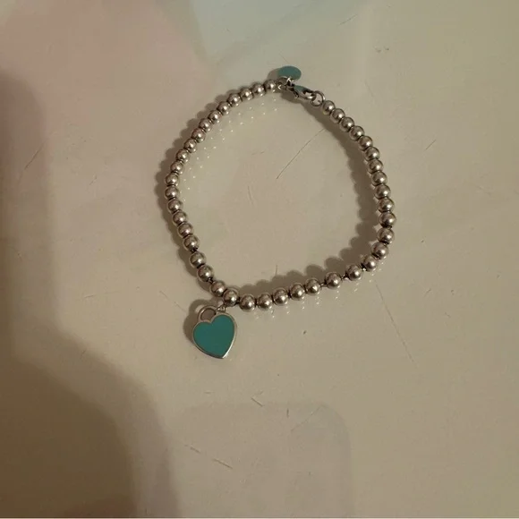 Tiffany & Co. heart tag bead bracelet - Picture 2 of 3